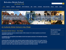 Tablet Screenshot of belvederebritishschool.com